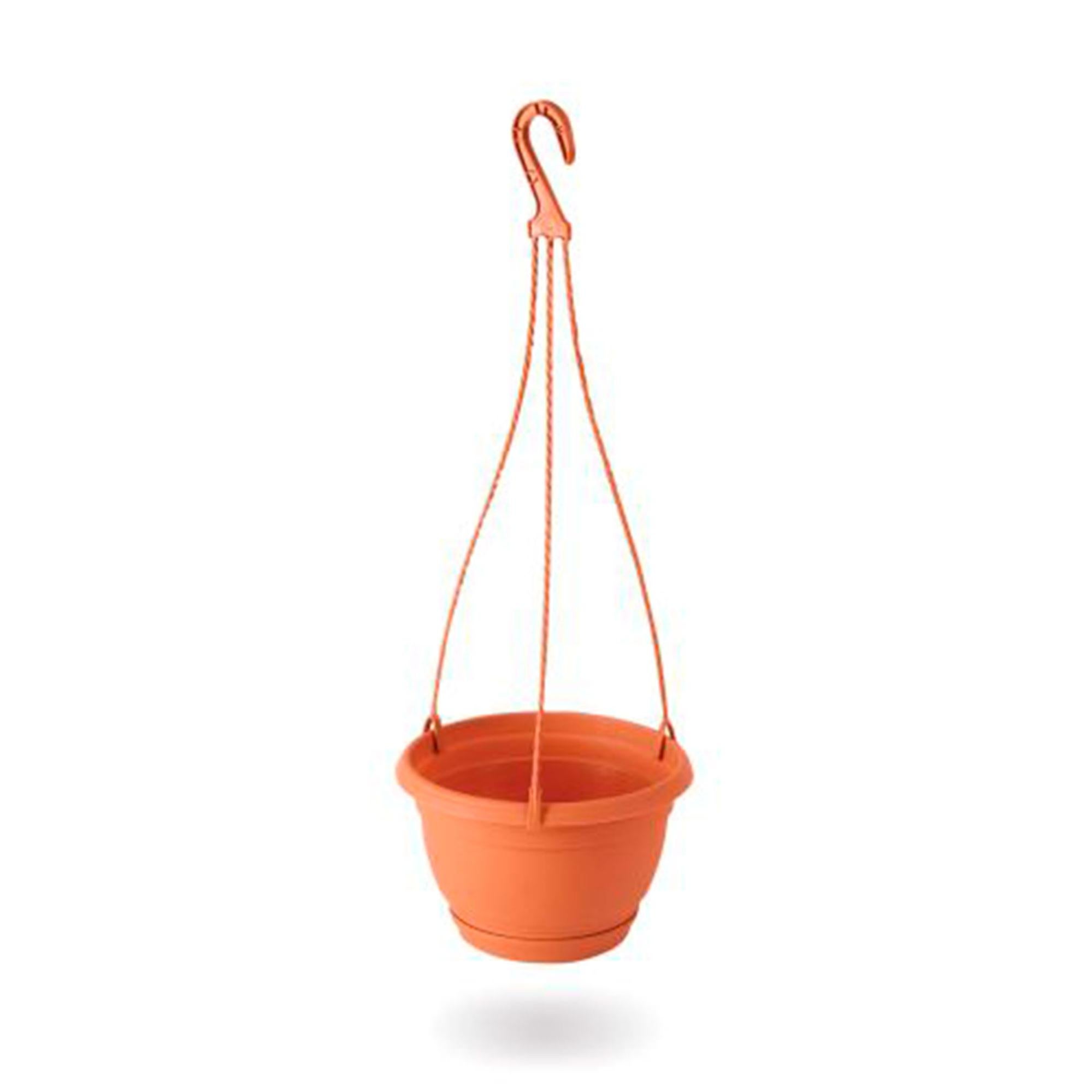 Vaso RATOLLA Round W 240, sospeso, marrone, con sottovaso