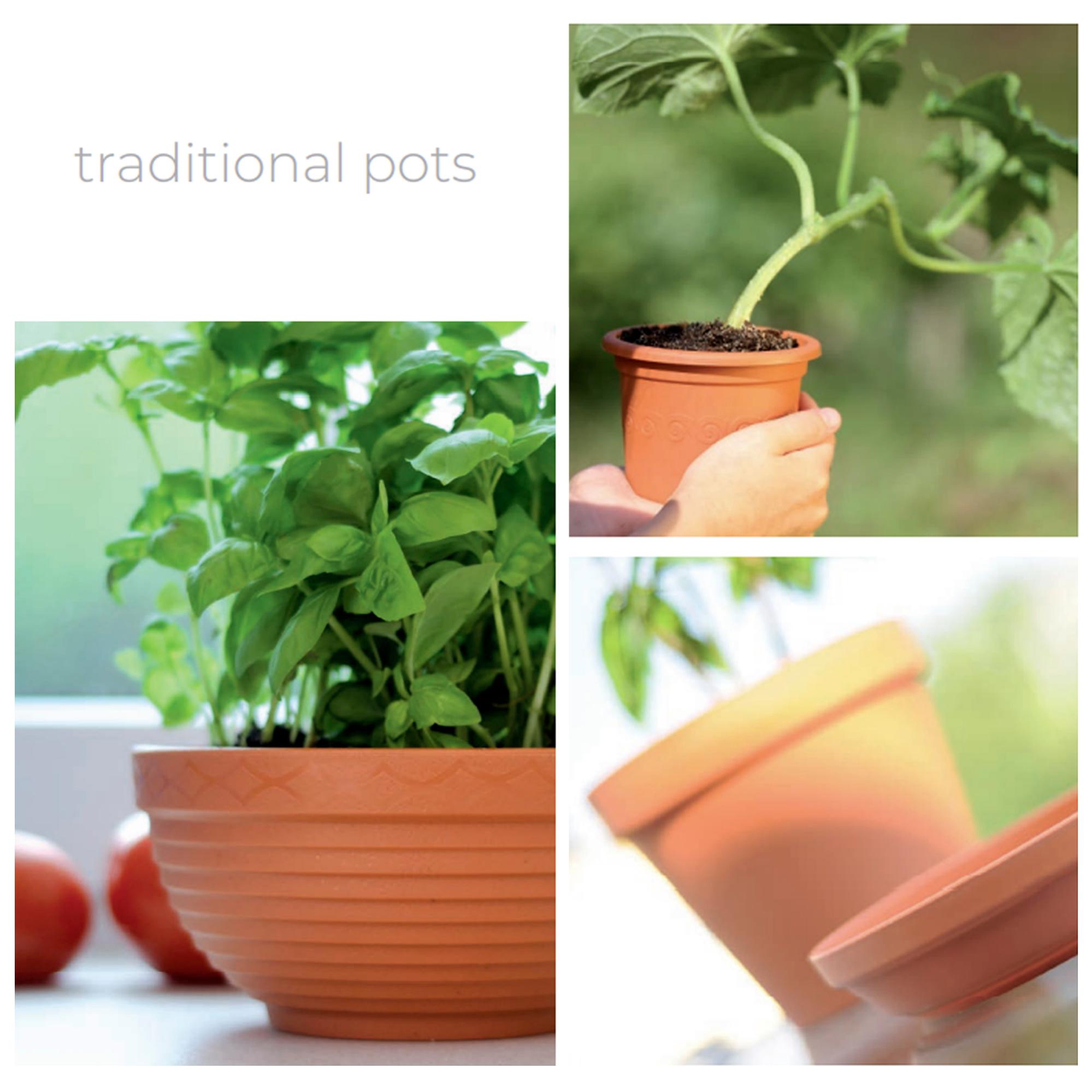 Vaso Da Fiori KADAX Con Supporto Vaso Da Fiori Con Coperchio In Plastica 14 Cm Verde Per Fiori 83765795