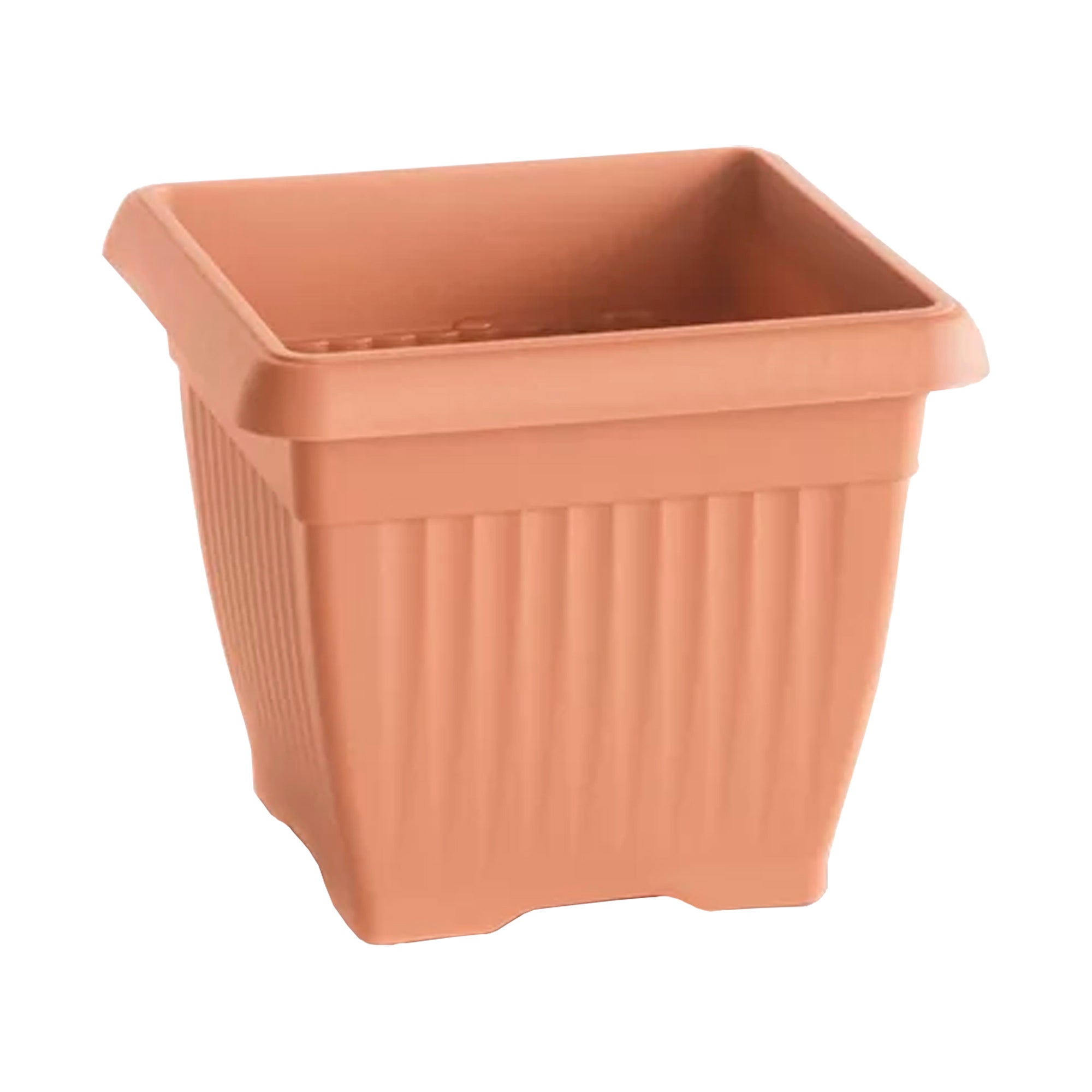 Maceta terra 1,7l., dimensiones (mm) 150x150x130, color terracota