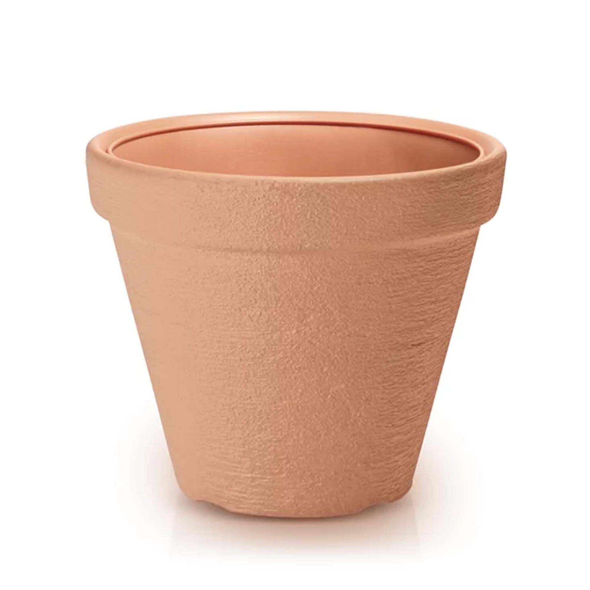 Vaso con Fascia Bianco - 40 x 40 cm - Italia W Ogrodzie