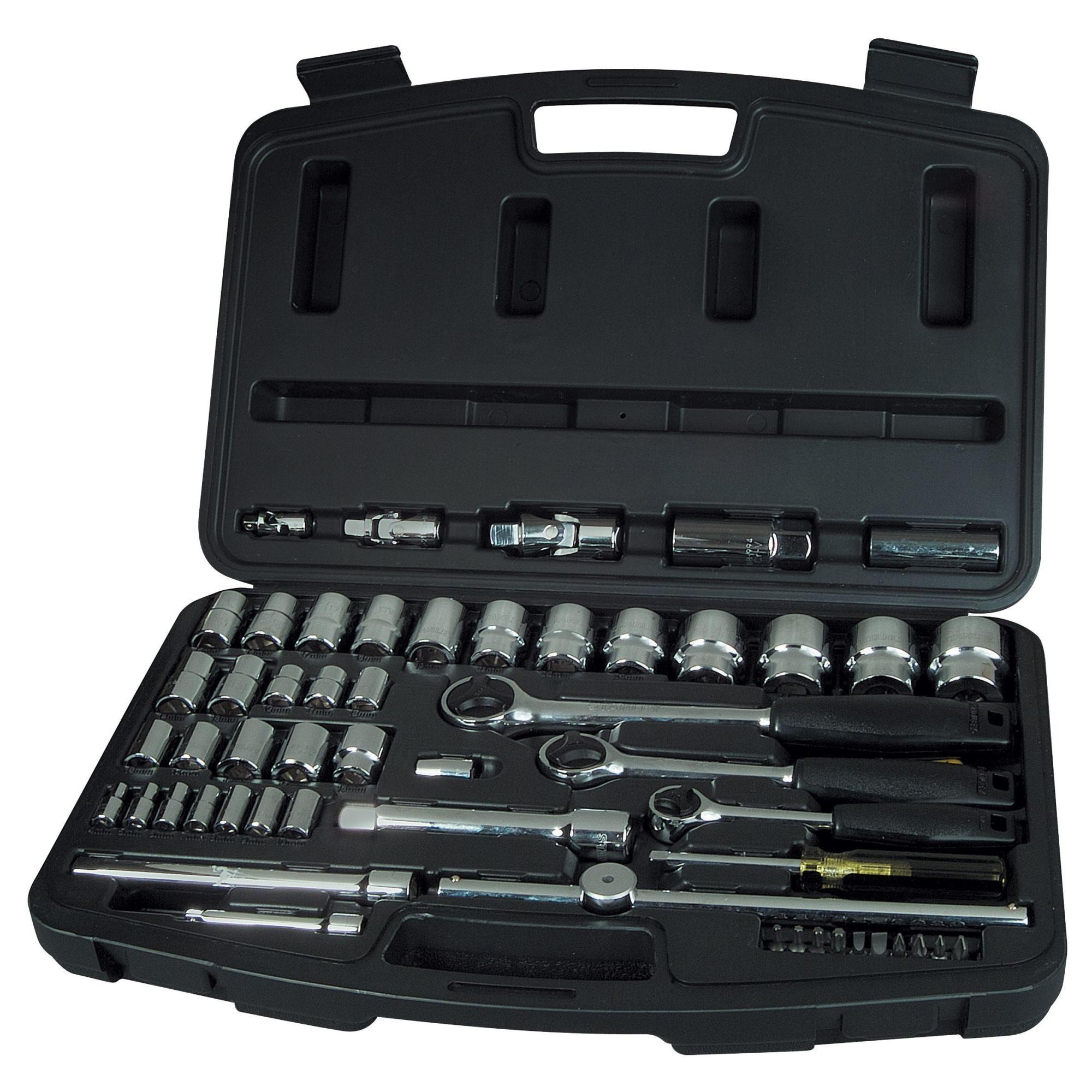 Jeu de douilles 1/4",3/8",1/2" - 60 pcs | Leroy Merlin
