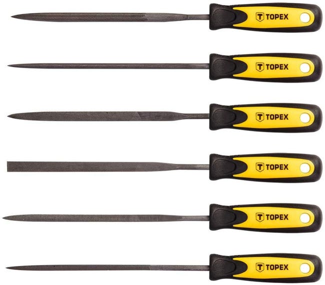 6pcs Set Di Lime Per Raspa In Legno RASPS Assorti Mini Lime Per Aghi Strumento Piatto Triangolare Quadrato Lima Semicircolare 150/160/180mm Lavorazione Del Legno - Foto 7