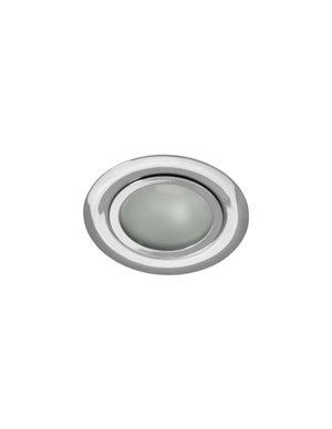 Spot encastrable silver en inox brossé culot G4 pour lampe L