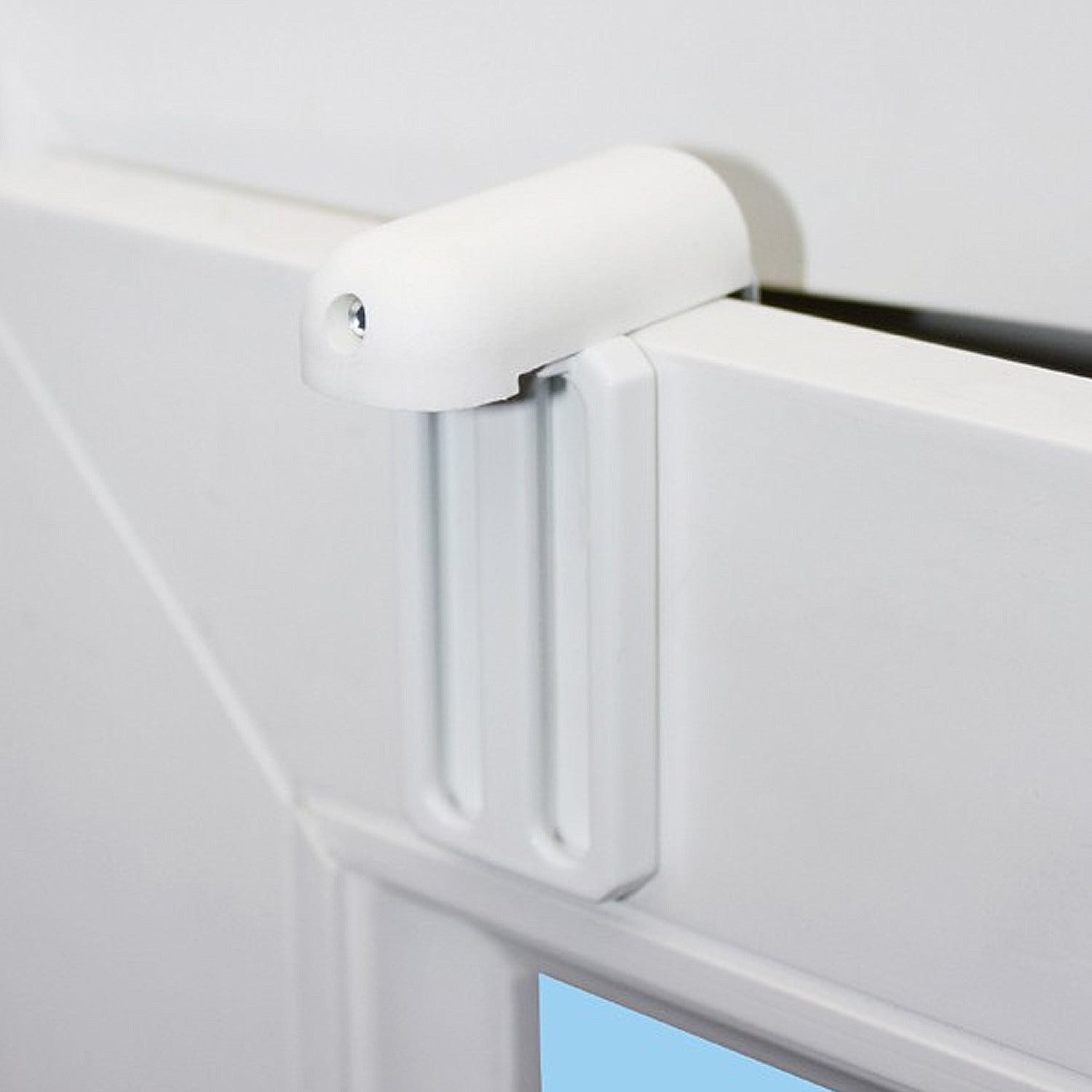 Support de fenêtre en PVC pour store blanc 2 pièces MADECO