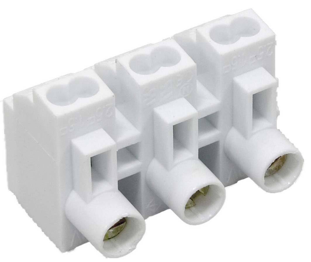 Lot de 3 barrettes de connexions électrique 3 plots Leroy Merlin