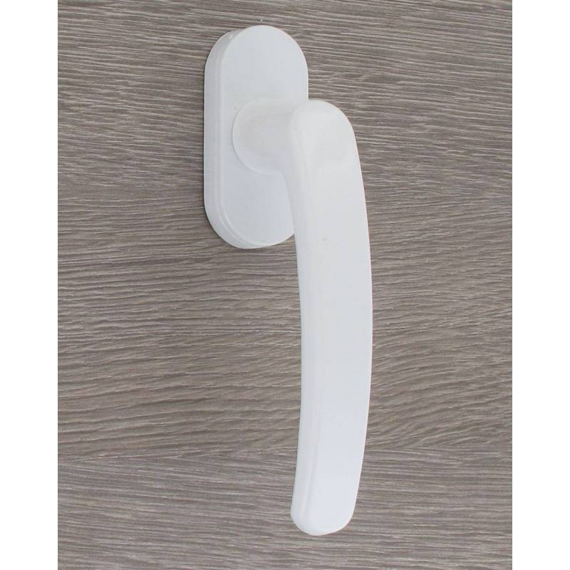 Poignée de fenêtre oscillobattante PVC laqué blanc RAL 9016 SECURYT 7/35mm Leroy Merlin