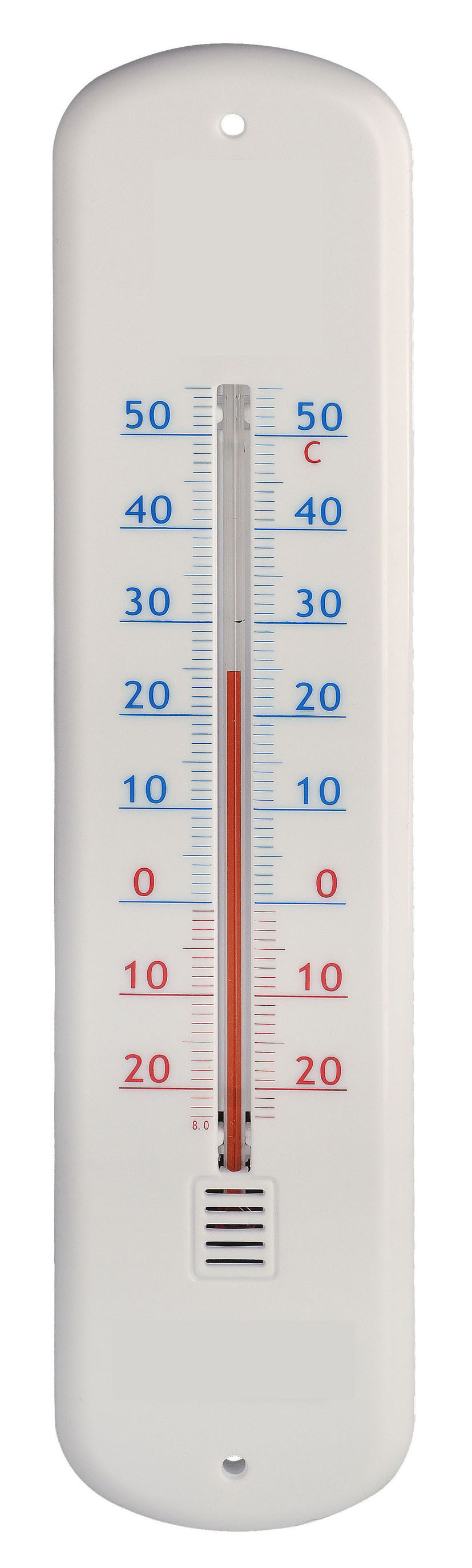 TFA 12.2006 Termometro Da Interno/esterno In Metallo – Design Allungato 55 X 250 Mm, Colore Argento - 2