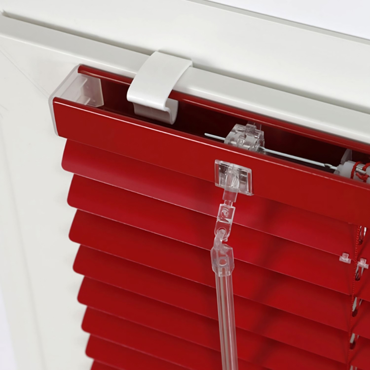 MADECOSTORE Lot de 3 de fixations sans percer à serrer pour store vénitien sur fenêtre PVC