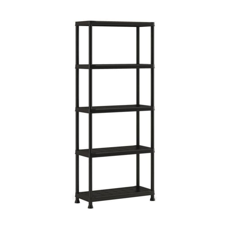 KIS Etagere De Rangement Plus 75 5 75 X 32 X 176 Cm Noir Leroy kis-etagere-de-rangement-plus-75-5-75-x-32-x-176-cm-noir-leroy
