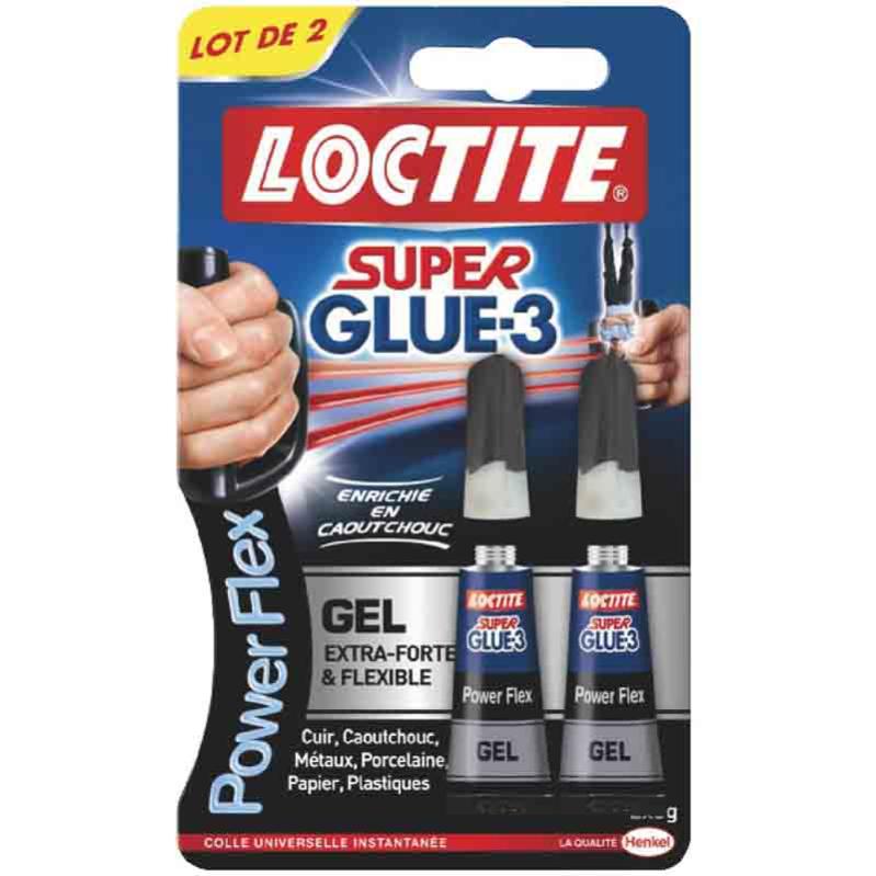 Super Glue 3 power Flex 2 x 3g Leroy Merlin