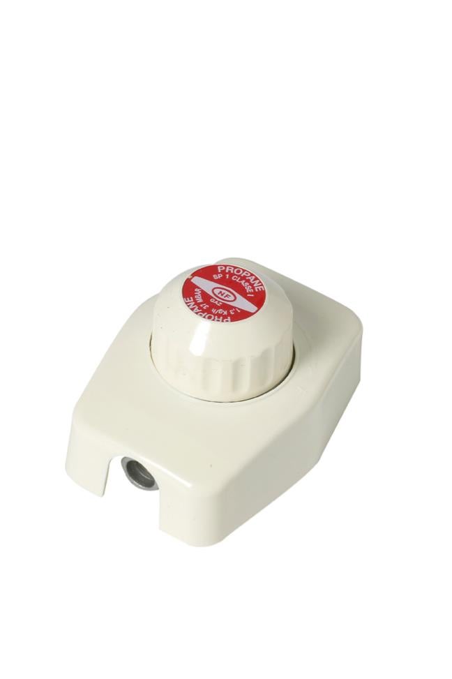 ASA Regolatore Di Gas Propano 37 Mbar Con Indicatore Di Livello, Alta Portata 1,5 Kg/h, Attacco A Vite Per Bombola, Per Barbecue E Campeggio