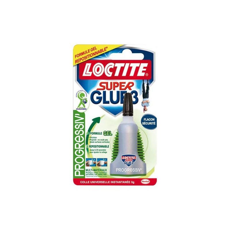 Colle Super Glue 3 Control Loctite 3g