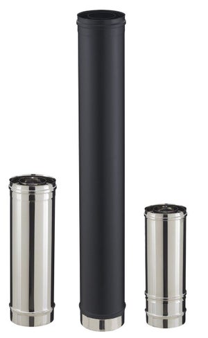 Collier de serrage pour tuyau de poêle galvanisé avec support 150 m