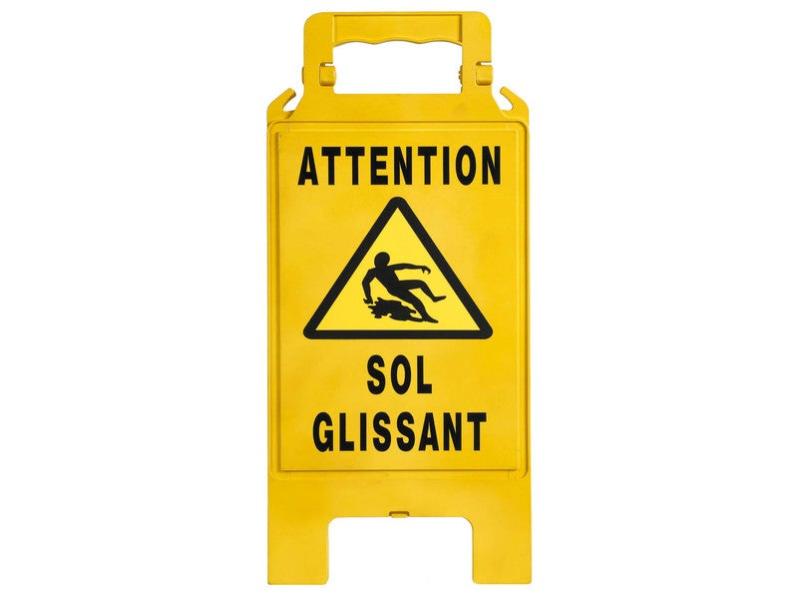 Caballete De Advertencia De Suelo Resbaladizo De Polipropileno
