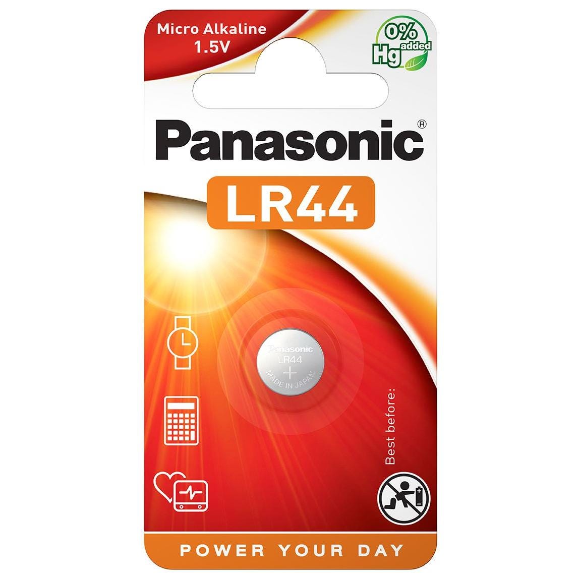 PANASONIC - Pile bouton LR44 - Pile micro alkaline LR44 Supporte les  variations de température - Livraison gratuite dès 120€