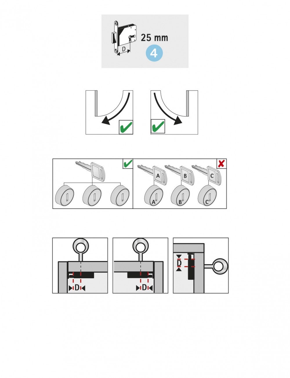 Set di 2 magneti magnetici in plastica HETTICH, L.27 x l.33 mm