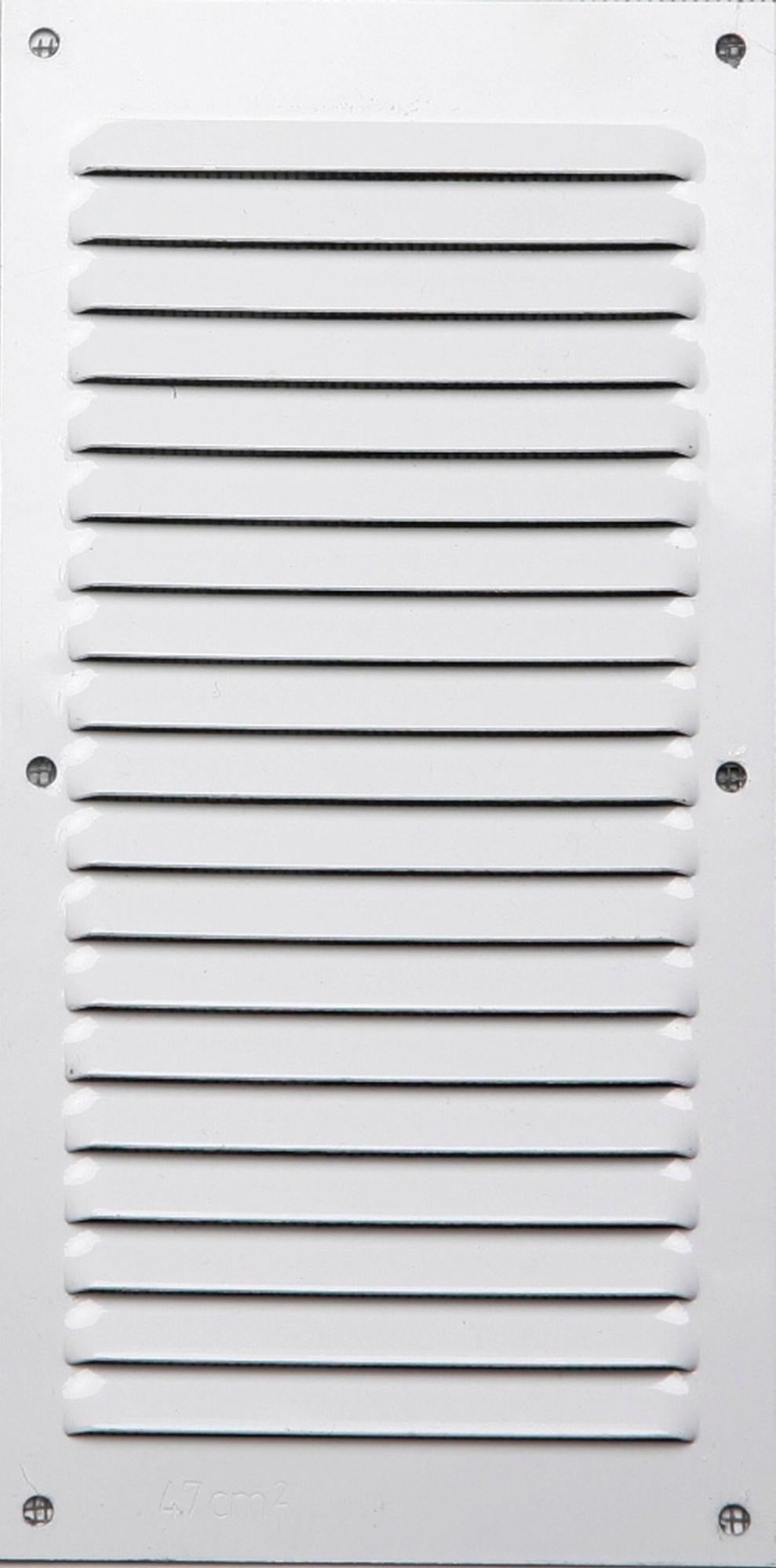 Griglia di areazione in alluminio anodizzato, 100 mm x 100 mm
