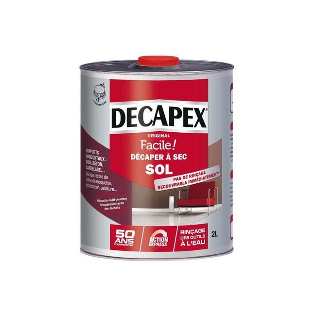 DEKAP PRO - Spray 1L rechargeable décapant peinture avec solvants  organiques