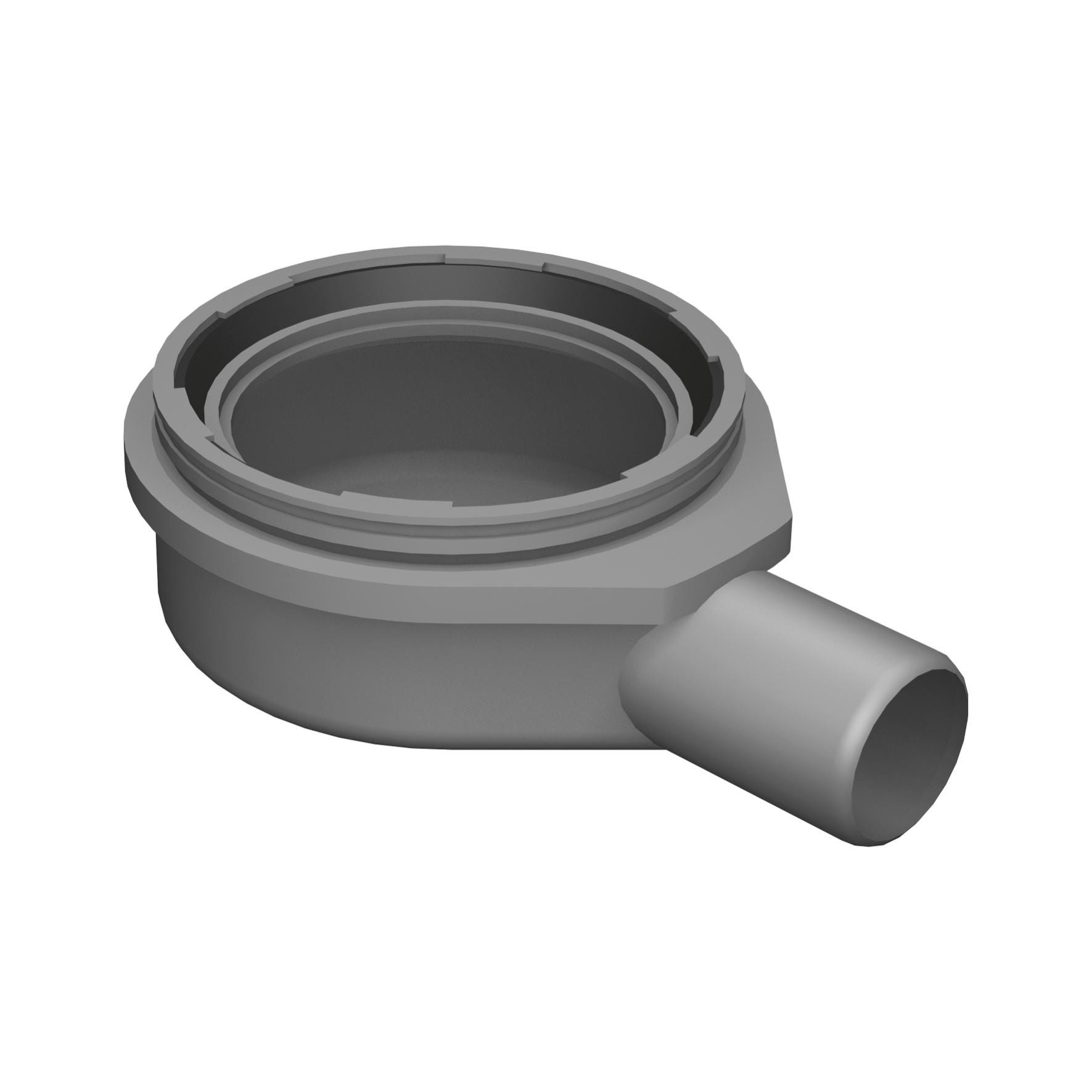 Siphon de sol Lux sortie verticale 130 x 130 mm LUX ELEMENTS Siphon de sol Lux sortie verticale 130 x 130 mm LUX ELEMENTS