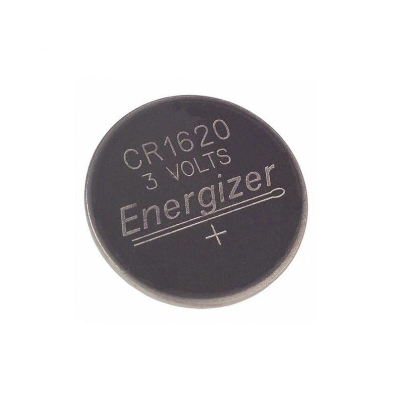 Energizer CR1620 Lot de 2 piles bouton lithium 3 V 