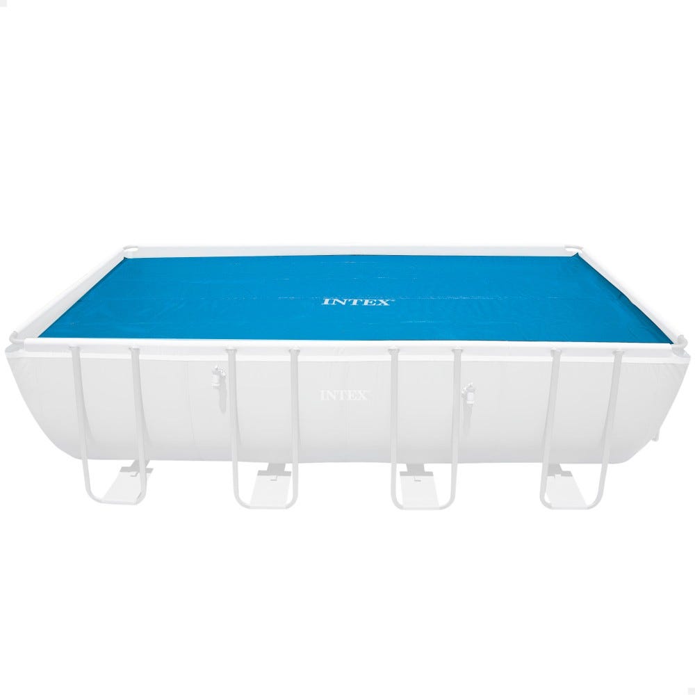 Intex - Bache de protection piscine tubulaire rectangle Intex 5,49