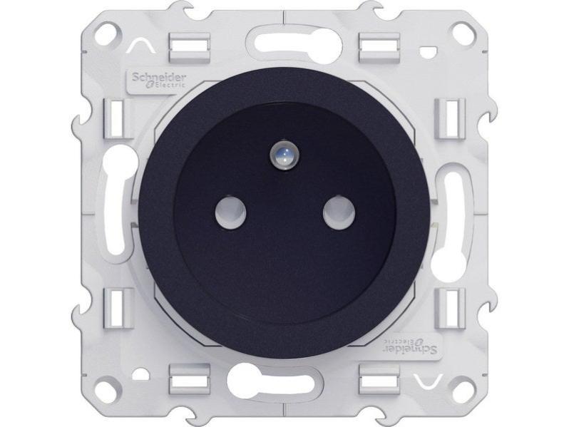 tem Presa 2p+t 16a aliano/tedesco Schuko Antracite