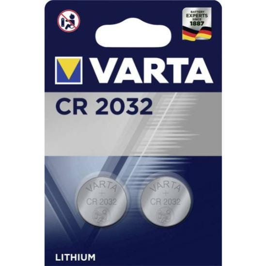 Blíster de 5 pilas de litio Varta CR2032