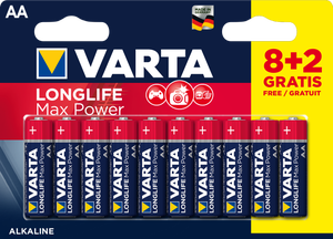 Pile alcaline VARTA-LongLife Power 4906 AA (8 piles + 4 blister)