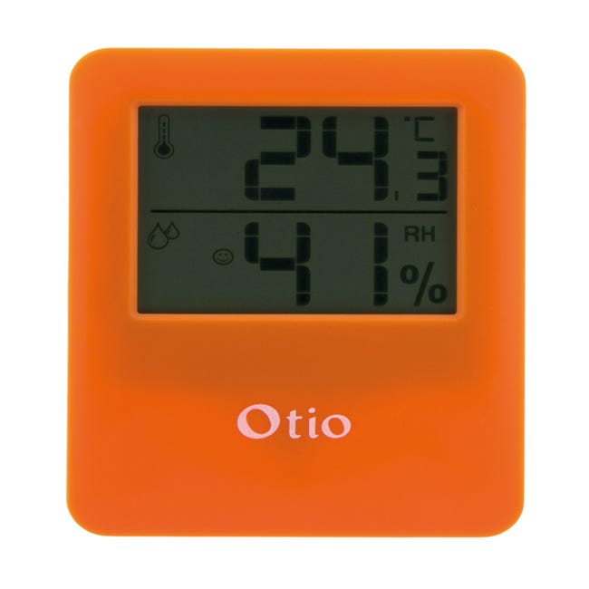 Thermomètre intérieur / Extérieur filaire Noir - Otio - Station