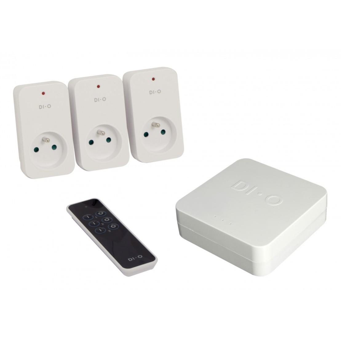 Pack éclairage DiO avec 3 prises, 1 et 1 Homebox DiO
