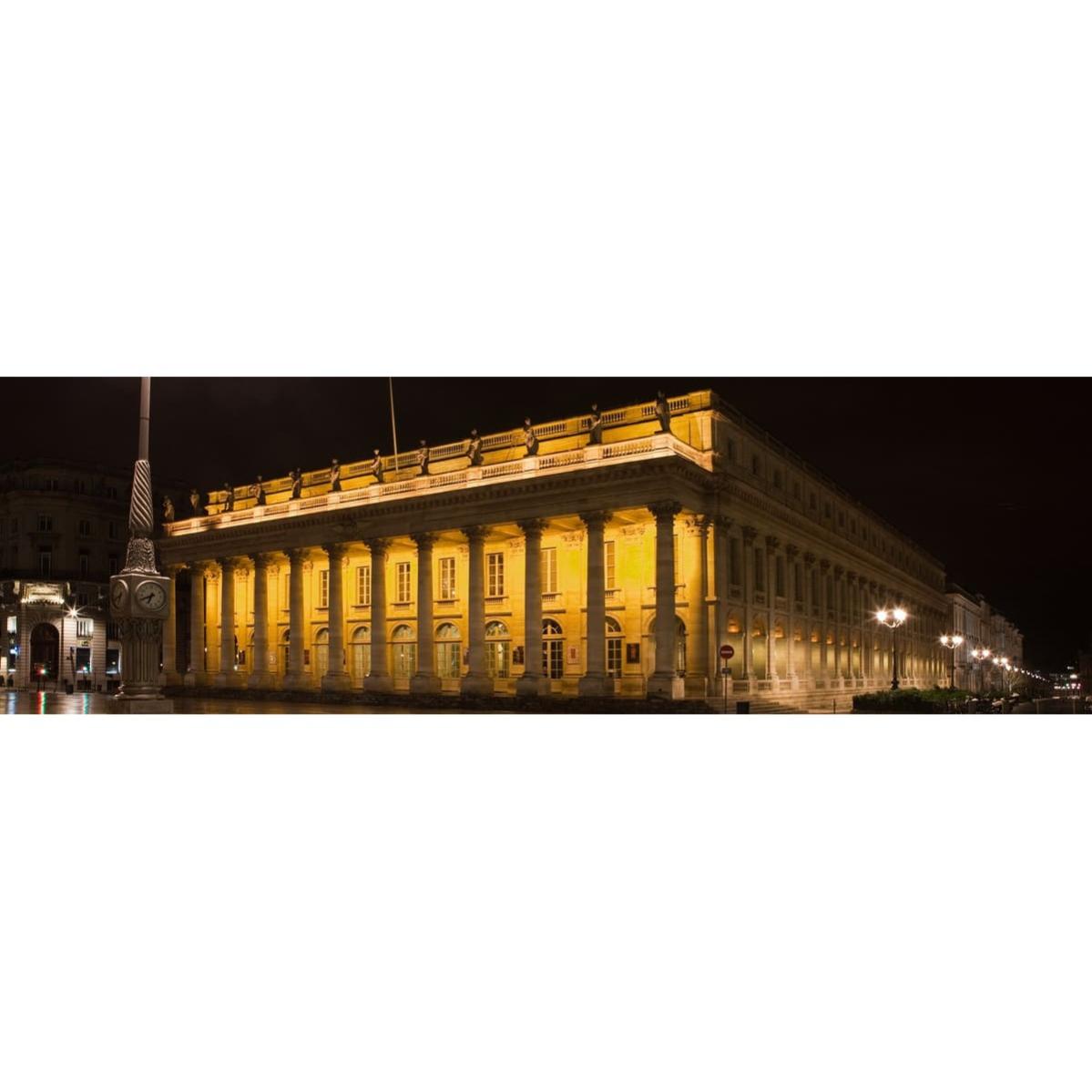 Tableau sur toile grand théatre nuit 45x135 cm Leroy Merlin