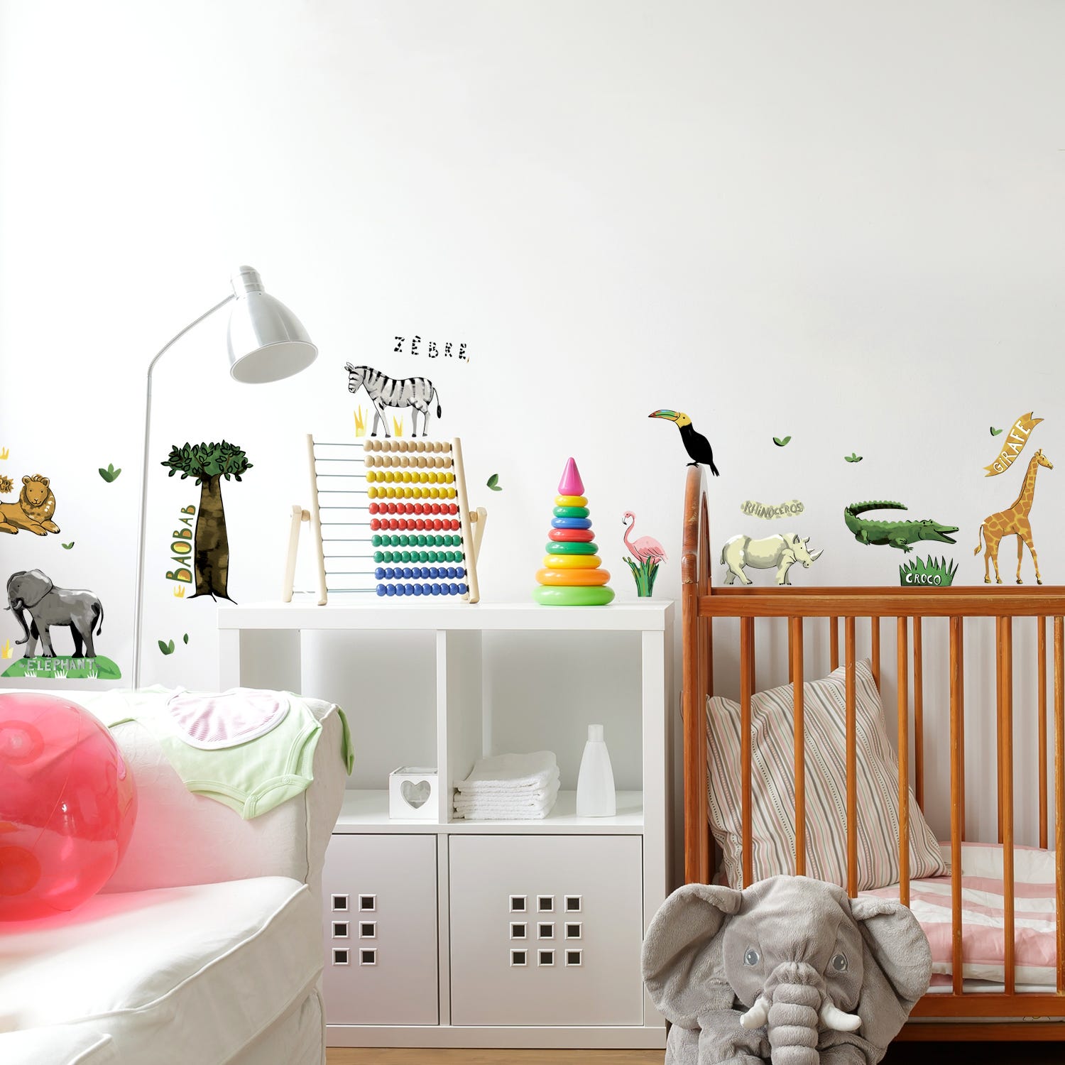 Pegatinas para decorar habitaciones infantiles - Redformas