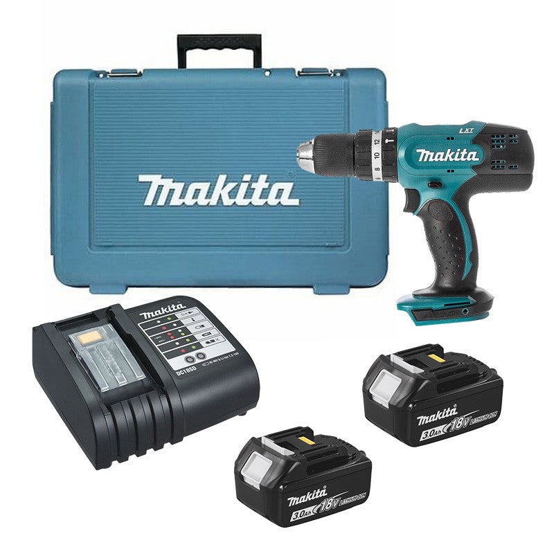 Taladro atornillador Makita DF331DSAE 10.8 V con 2 baterías de 2Ah +  maletín