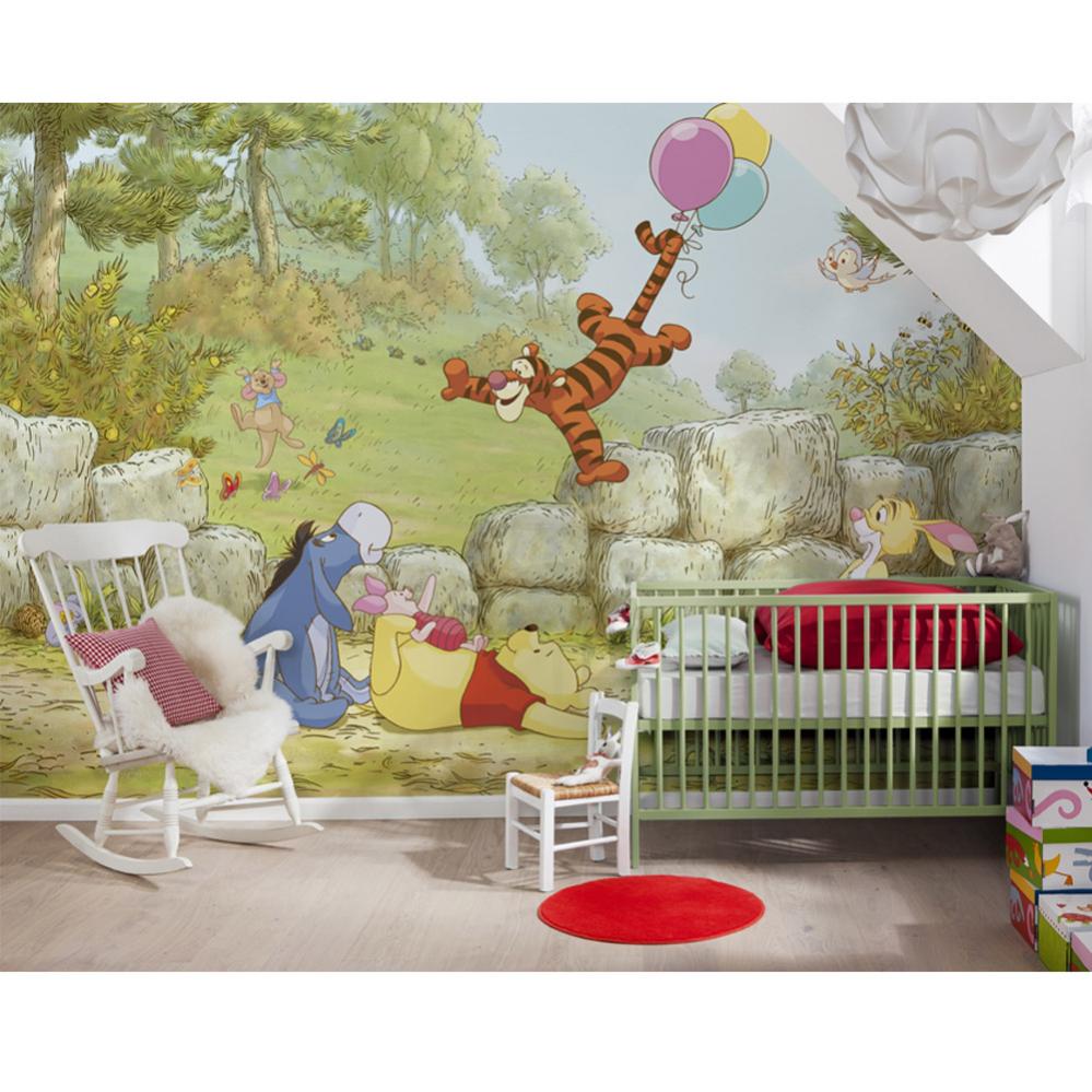 Papier Peint Winnie L Ourson Ballon Disney 368x254 Cm Leroy Merlin