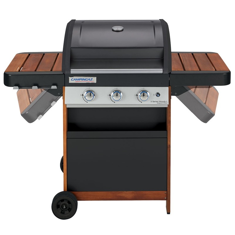 Barbecue Gaz Campingaz 3 Séries Woody + Plancha Offerte | Leroy Merlin