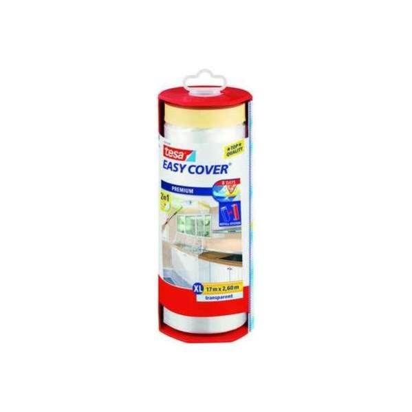 Tesa Easy Cover - Pellicola Protettiva Universale Per Mascheratura, 25m X 550mm, Trasparente - Foto 9