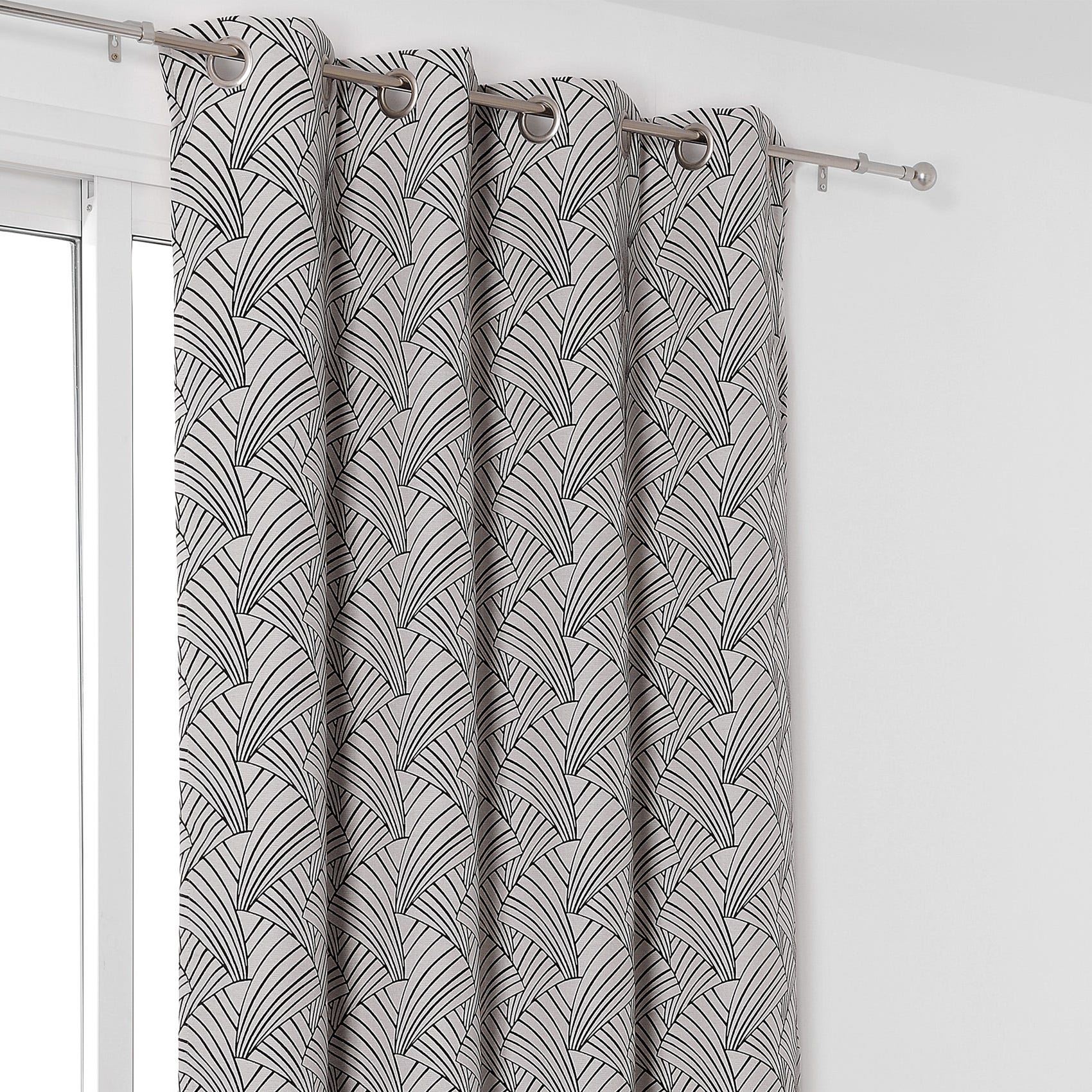 Barra para cortinas extensible Tendencias (Plateado, Largo: 210 cm,  Diámetro: 22 mm)