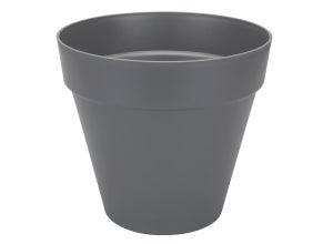 Vaso per piante quadrato Elho Greensense 30,2x29,5 cm grigio cemento