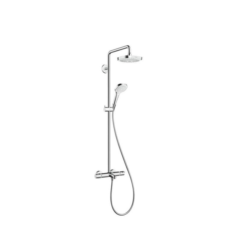 Hansgrohe Croma Select E 180 Colonne de bain/douche 2jets blanc/chromé