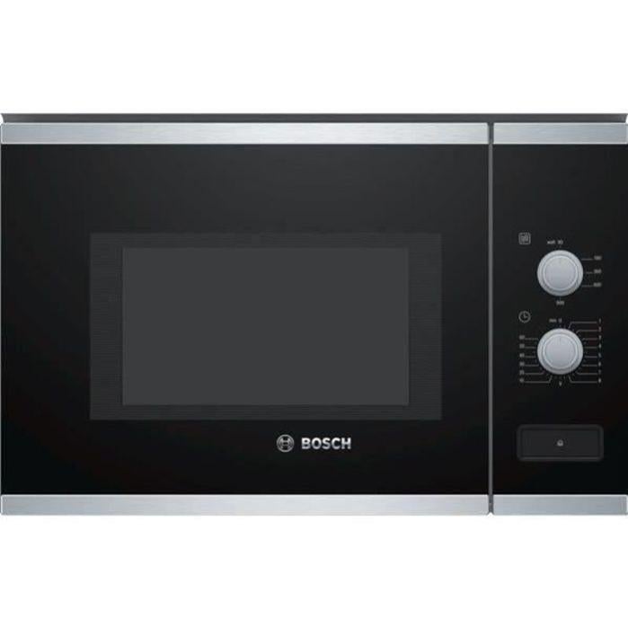 BOSCH BFL550MS0 - Microonde da incasso in acciaio inossidabile con funzione  singola - 25 L - 900 W | Leroy Merlin