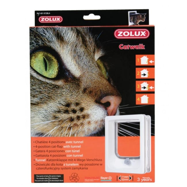 Zolux Chatiere Tunnel 4 Positions Blanc Pour Chat Zo bla Leroy Merlin Zolux Chatiere Tunnel 4 Positions Blanc Pour Chat Zo bla Leroy Merlin