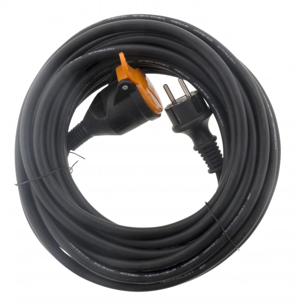 Cable de extensión sin conexión a tierra, naranja, ZENITECH Leroy Merlin