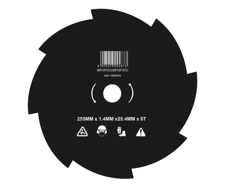 Disco Per Decespugliatore HUfirma - 60 Denti, 230x25.4 Mm, Per Taglio Preciso