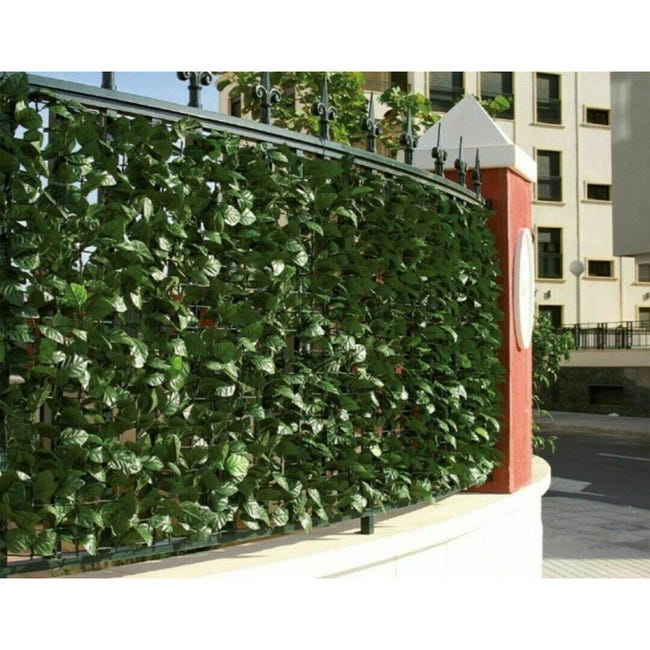 EIYCY siepe Finta edera Rete Frangivista Ombreggiante con Foglie Finte  edera Artificiale Recinzione (Size:1.5x7m) : : Giardino e  giardinaggio