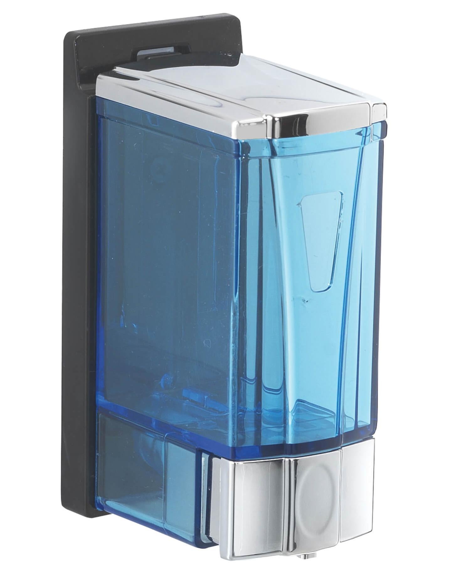 Seba 370 - Distributore Di Sapone Liquido, Plastica, Capacità 0.8 Litri, Colore Bianco/Grigio