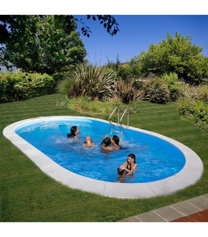 Piscina Ovalada, Modelo Moorea 500X320X150