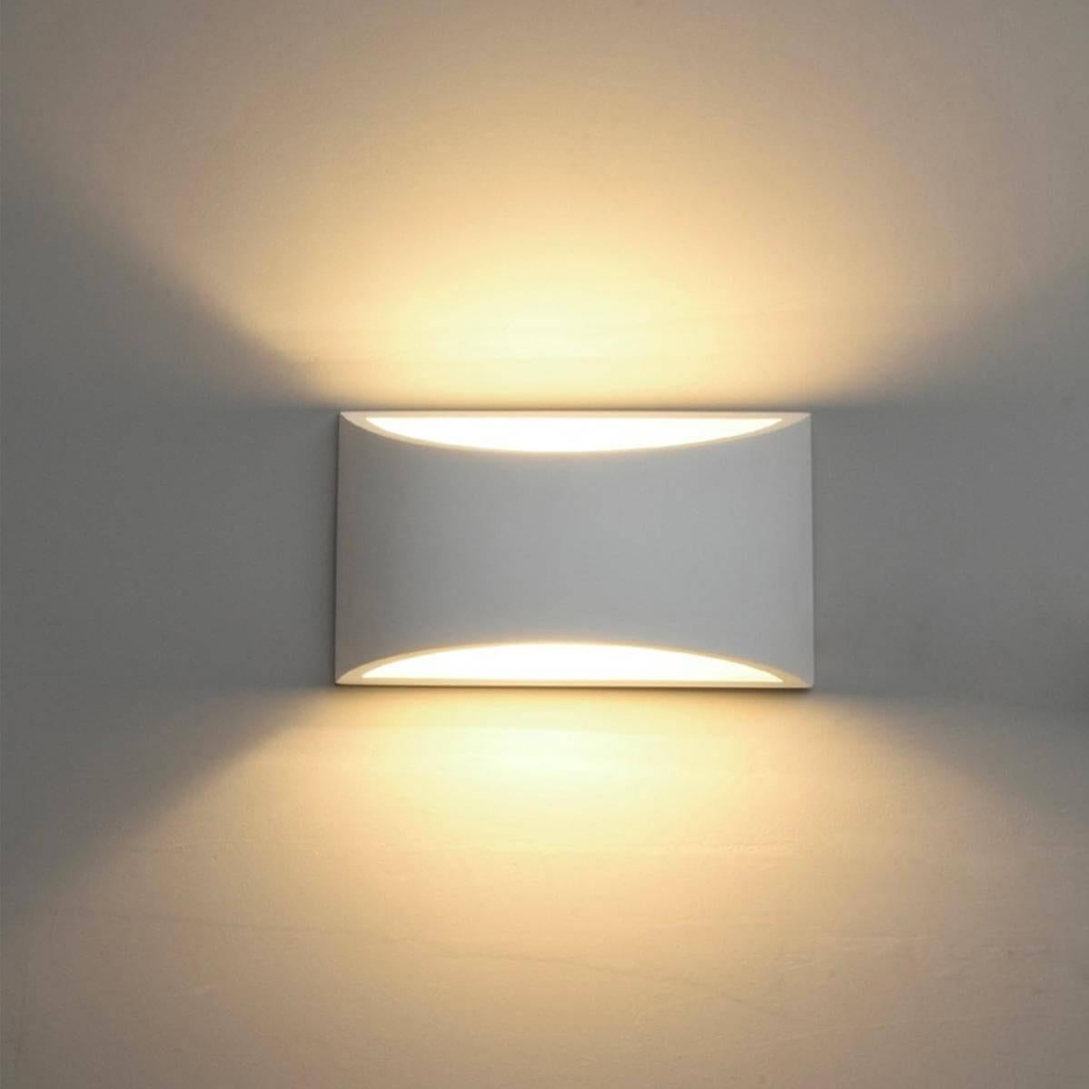 Applique Murale 2 Lampes G9 Led En Pl_tre Blanc Personnalisable 100
