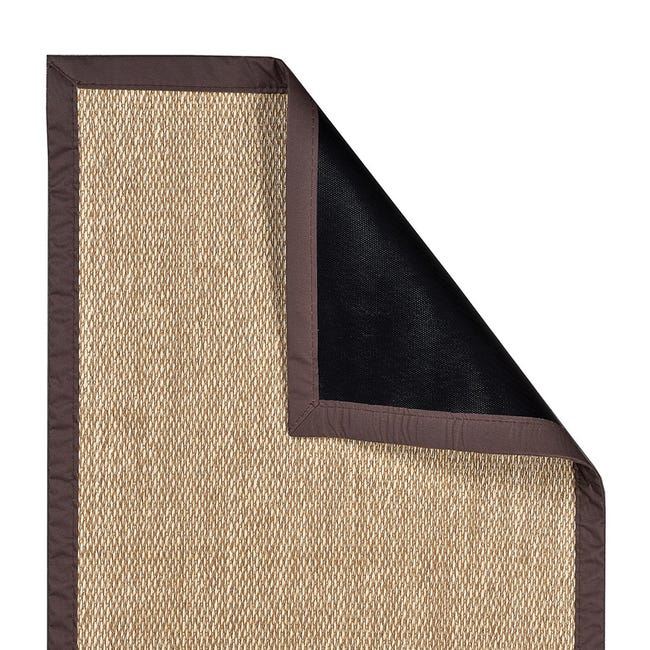 Alfombra salón pvc, alfombra vinílica antideslizante y resistente. LIVING  Beige-Toast 160X230cm
