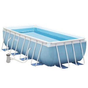 Kit Piscine Tubulaire Intex Prism Frame Rectangulaire 4,00 X 2,00 X 1,00 M  à Prix Carrefour