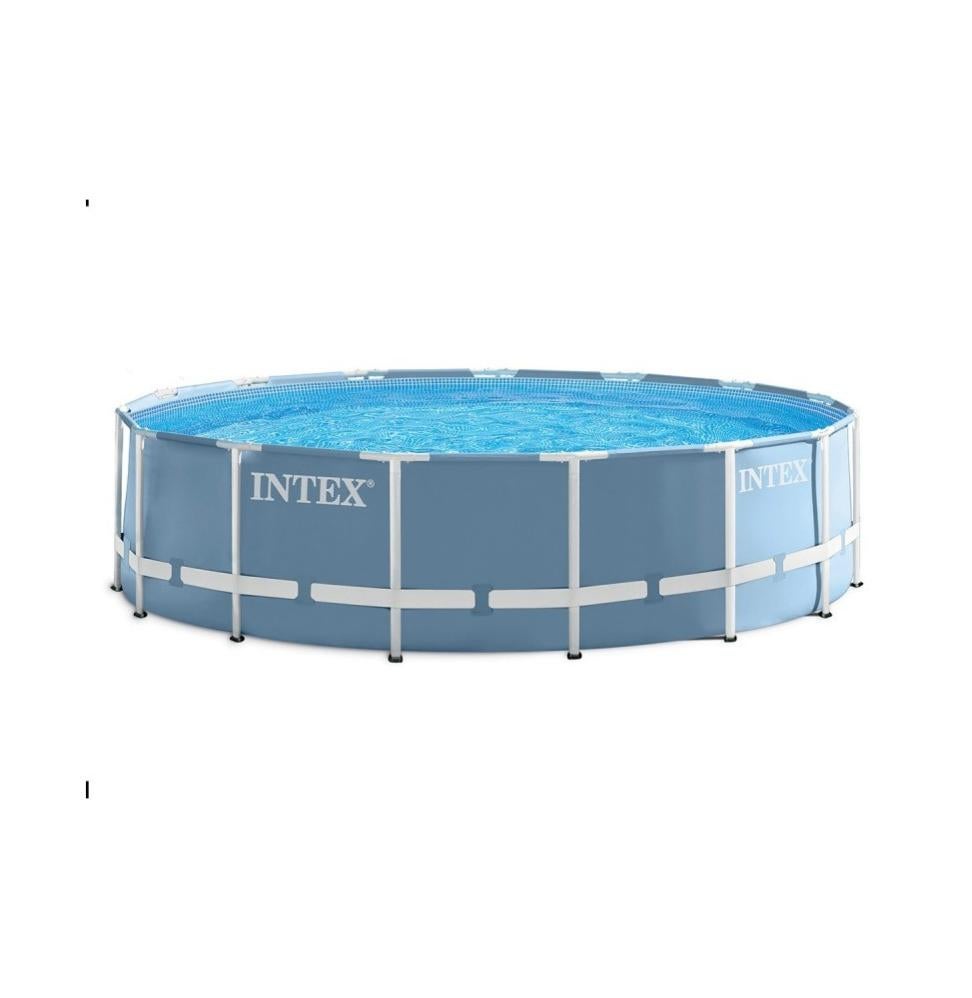 Piscine Tubulaire Ronde Intex Prism Frame 4 57 X 1 22 M Coloris Bleu piscine-tubulaire-ronde-intex-prism-frame-4-57-x-1-22-m-coloris-bleu